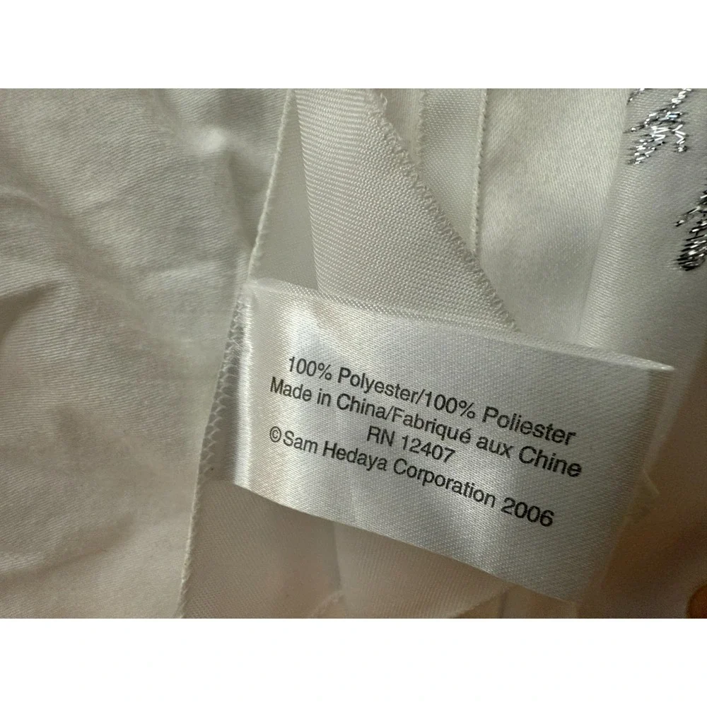 Lot Tablecloth‎ + Napkins Sam Hedaya 2006 Christmas Snowflakes Winter 100